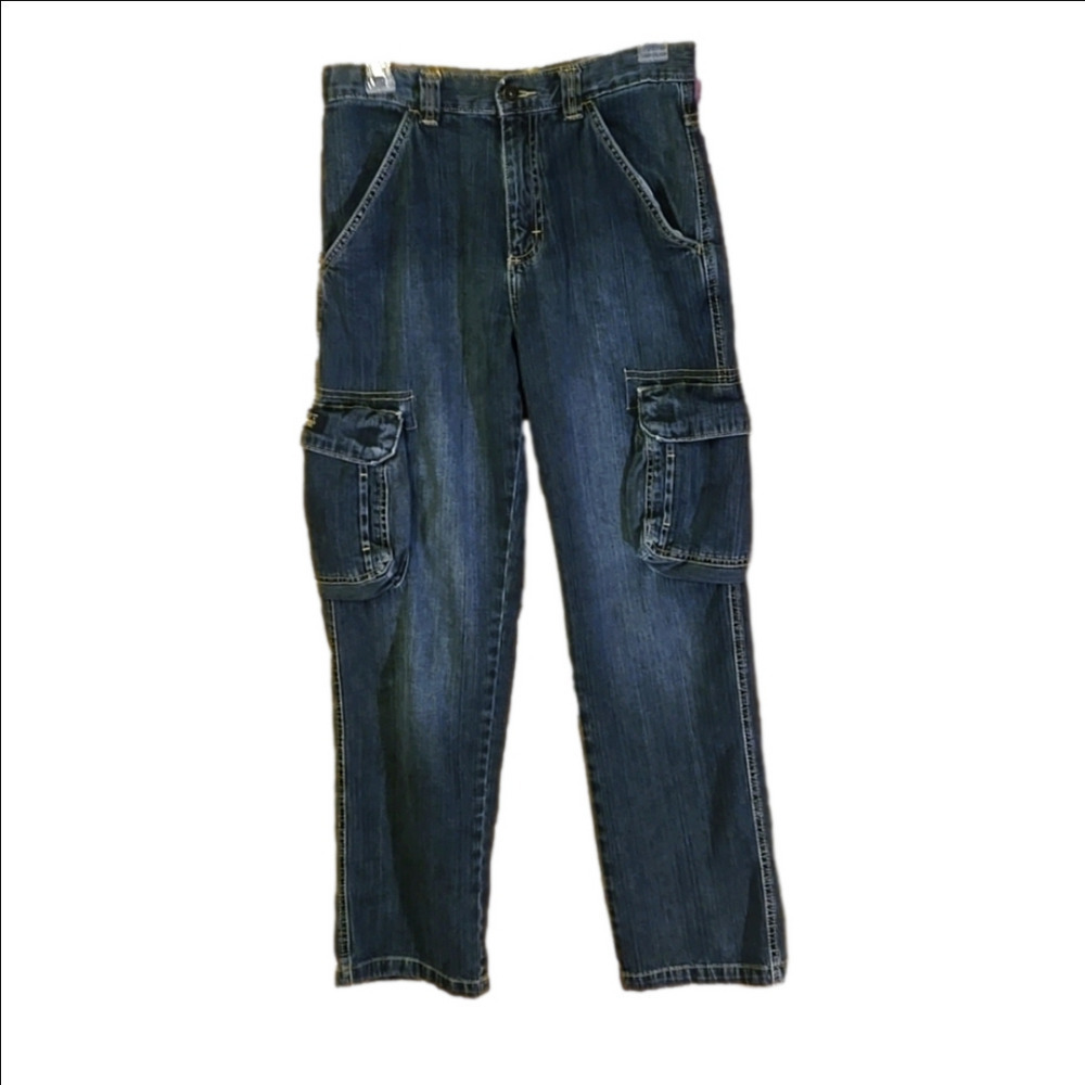 Wrangler Hero Utility Dark Wash Carpenter Jeans Women’s 16R (28" Waist) Workwear